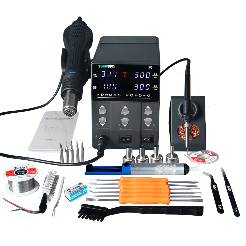 Smd Rework Station Hot Air Soldering 2 In 1 - Saldatore elettrico della stazione della rilavorazione