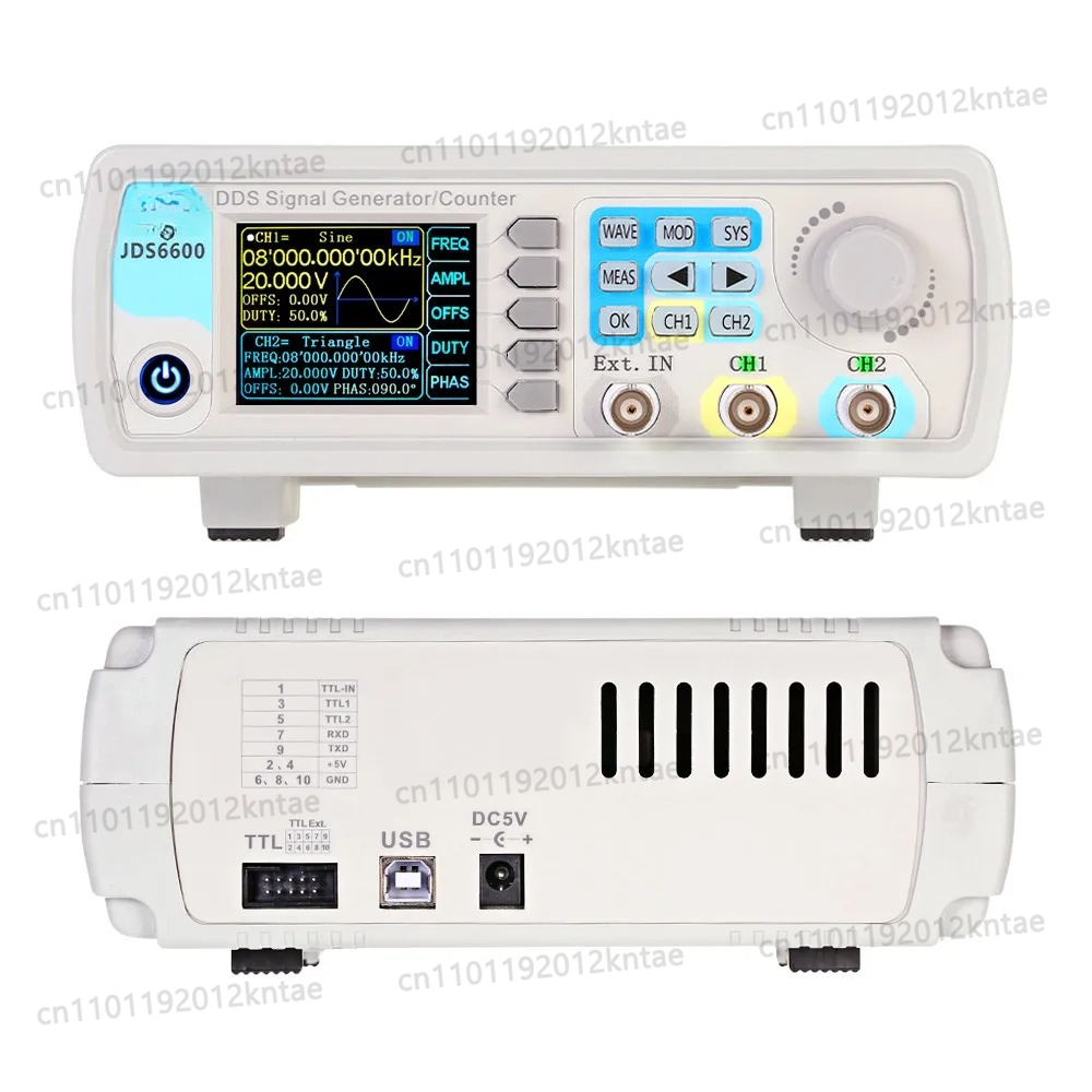 Dual Channel Arbitrary Waveform Function Generator 60Mhz - Generatore di Segnali DDS JDS6600 15/30/40/50/60MHz
