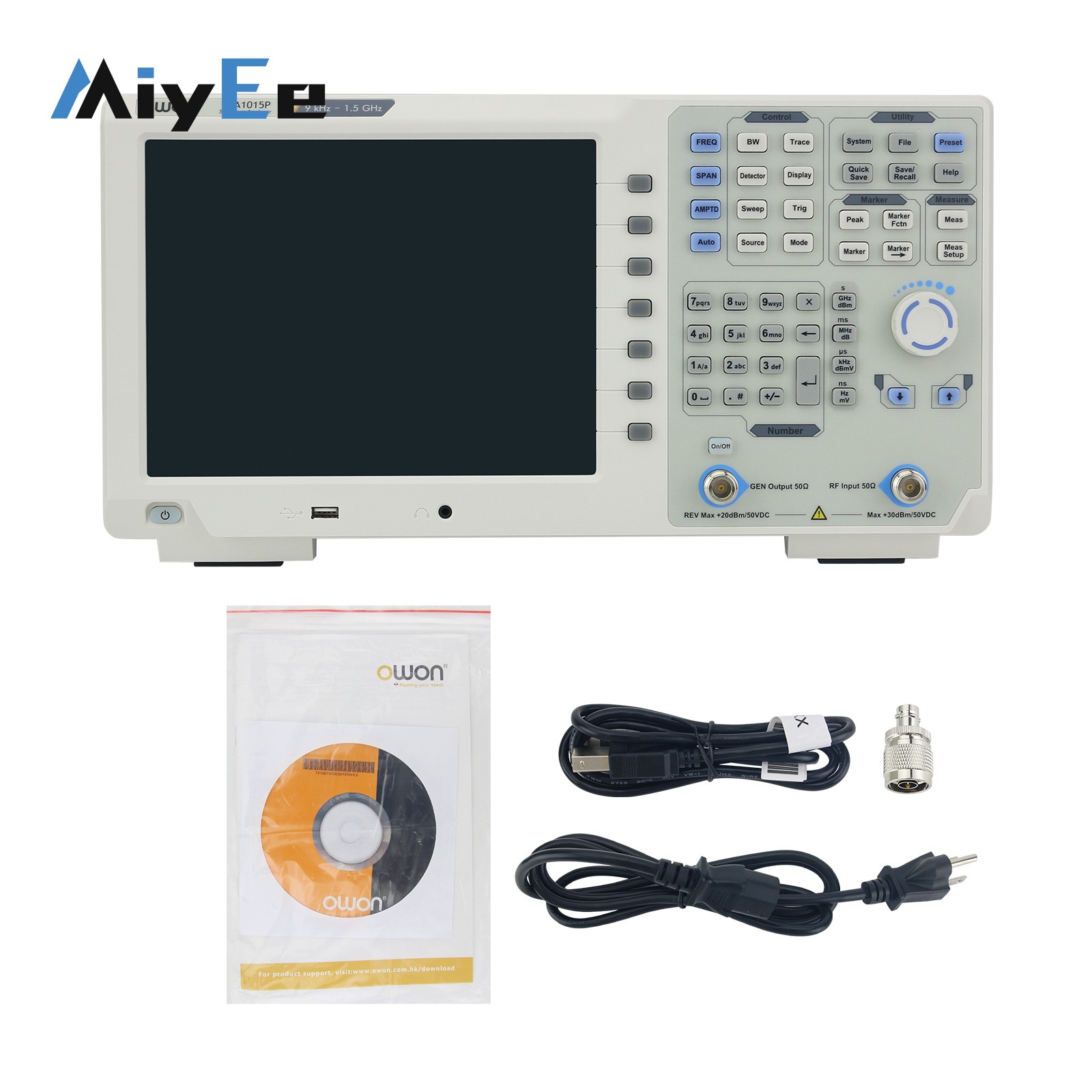 Spectrum Analyzer Tracking Generator 1.5Ghz - Analizzatore di Spettro OWON XSA1015P-TG XSA1032P-TG