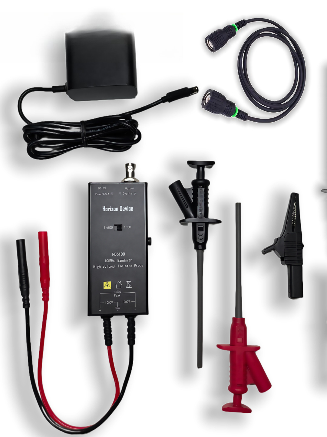 High Voltage Differential Probe 100Mhz 1300V - Sonda attiva Sonda differenziale isolata ad