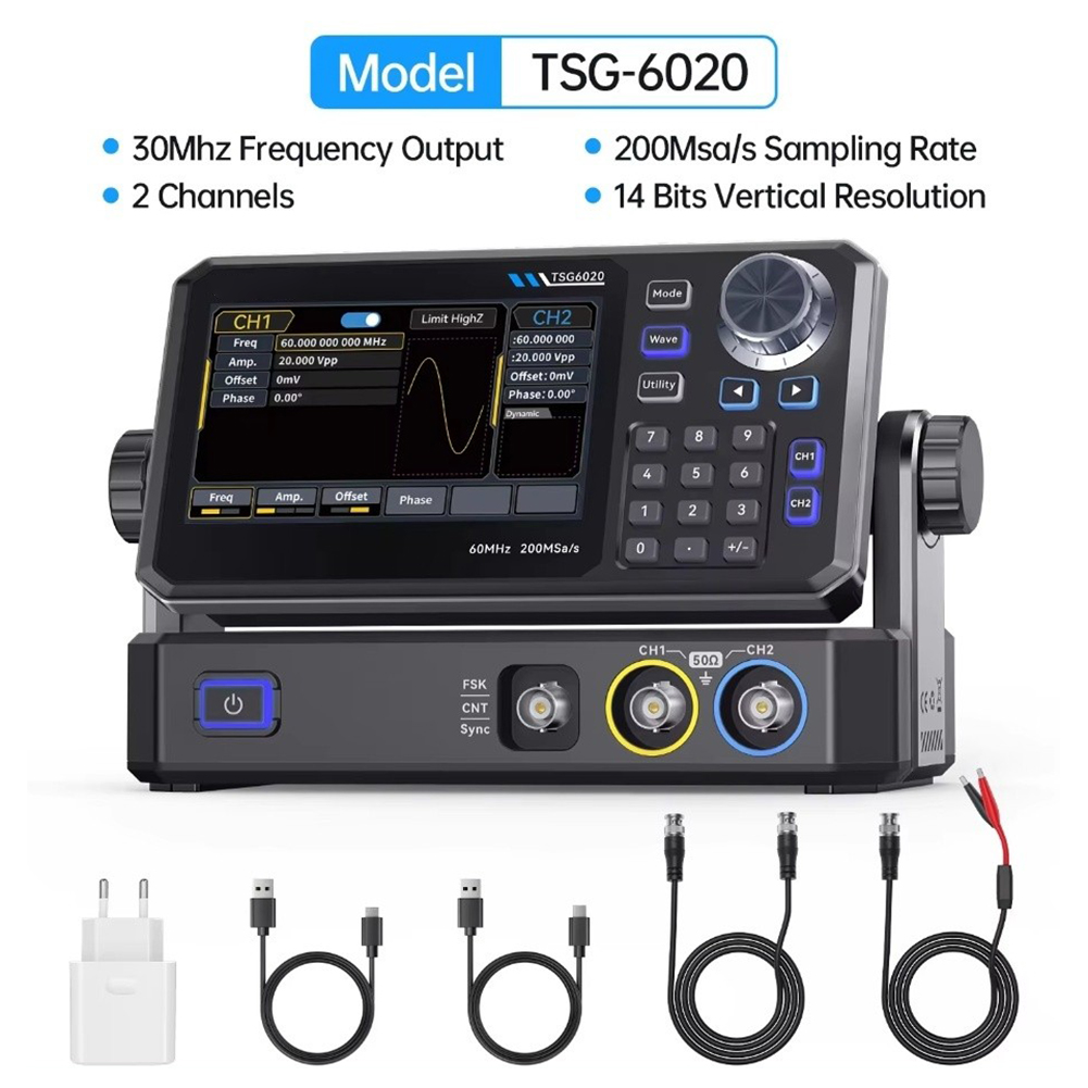 Dual Channel Arbitrary Waveform Function Generator 60Mhz - Generatore di Segnali a Doppio Canale