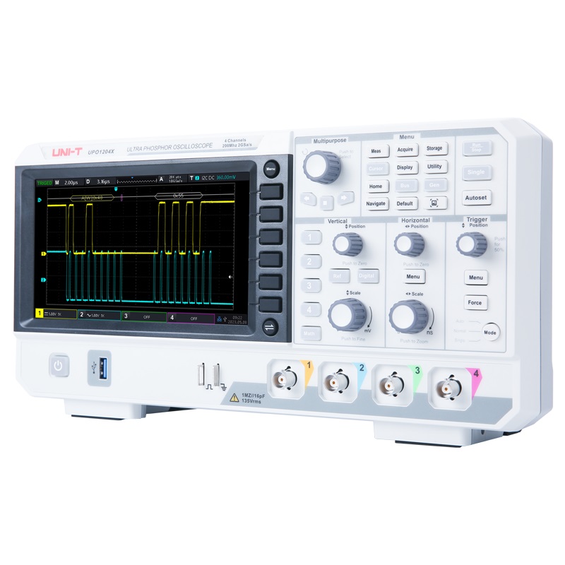 UNI-T UPO1104X Oscilloscopio d - Digital Storage Oscilloscope 4 Channel 100Mhz recensione e prezzo