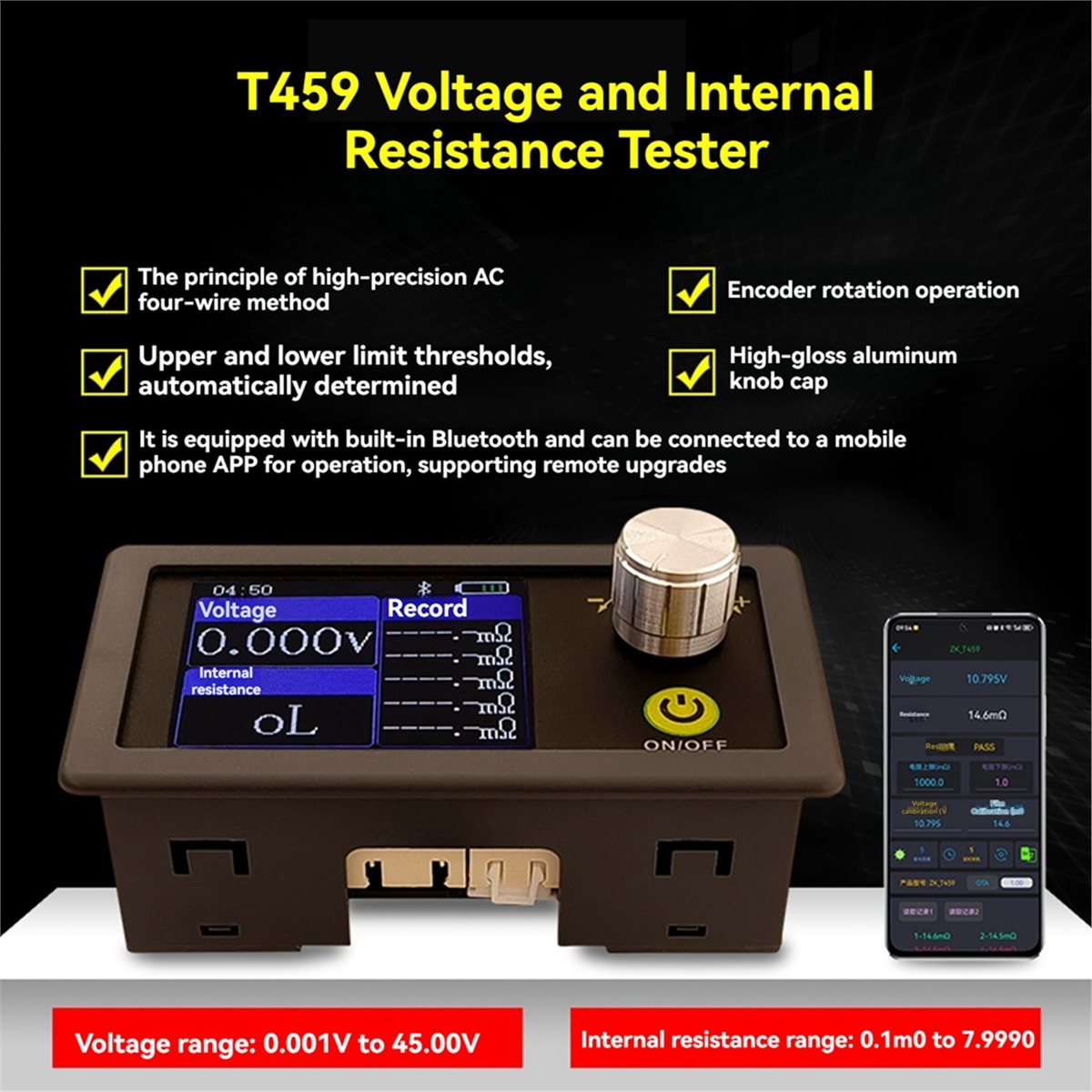 Tester di Resistenza Interna p - Battery Internal Resistance Tester Four Wire recensione e prezzo
