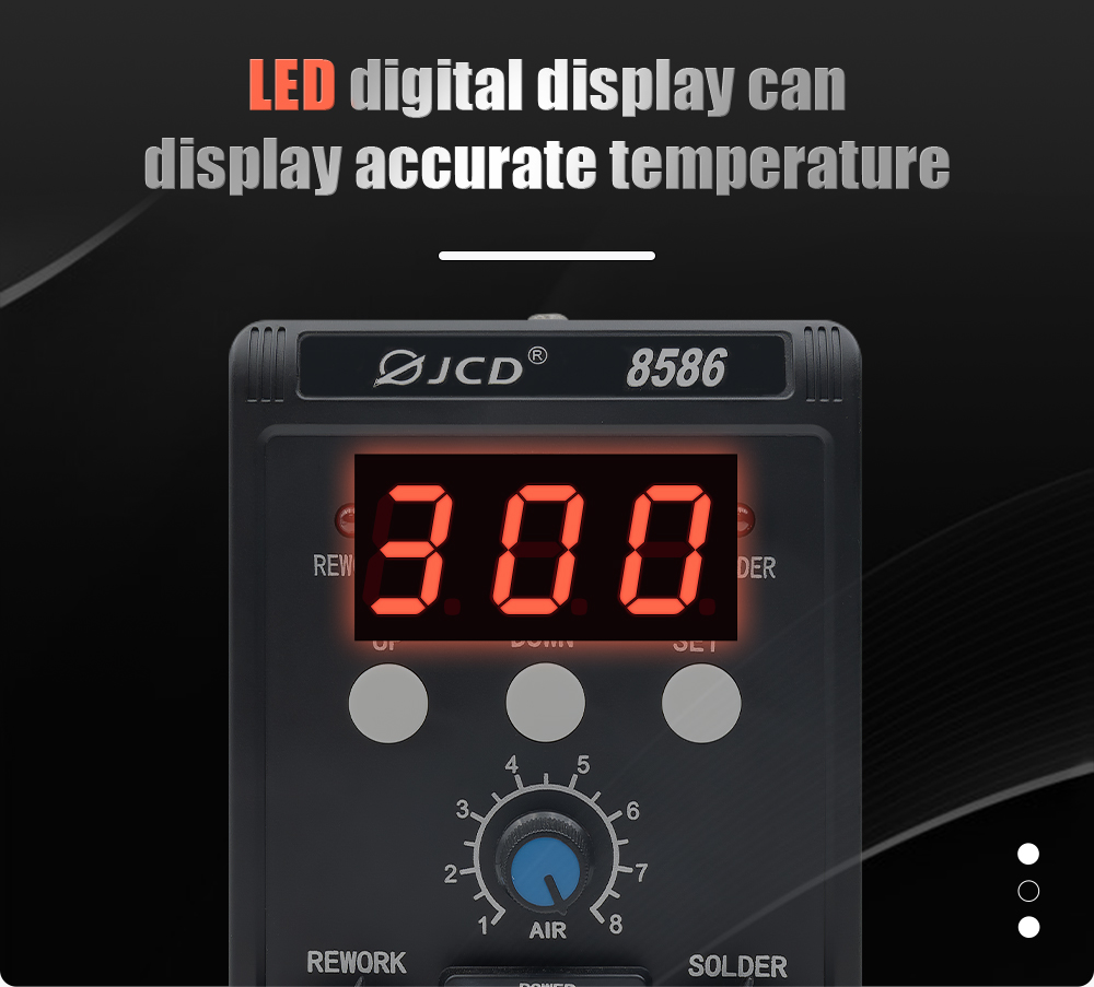 Stazione di Saldatura JCD 2 in - Smd Rework Station Hot Air Soldering 2 In 1 recensione e prezzo