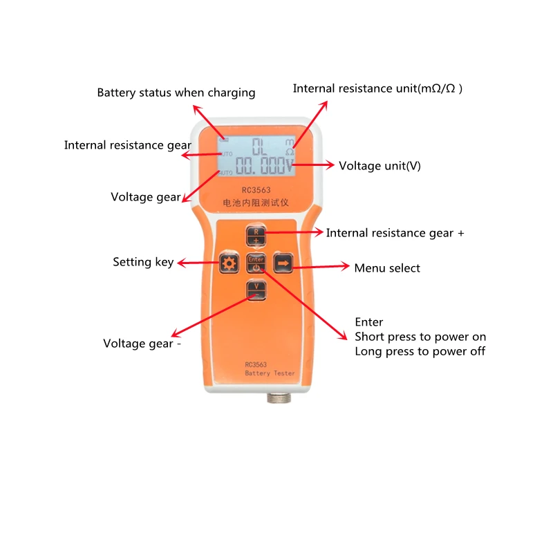 Tester di Resistenza Interna d - Battery Internal Resistance Tester Four Wire recensione e prezzo