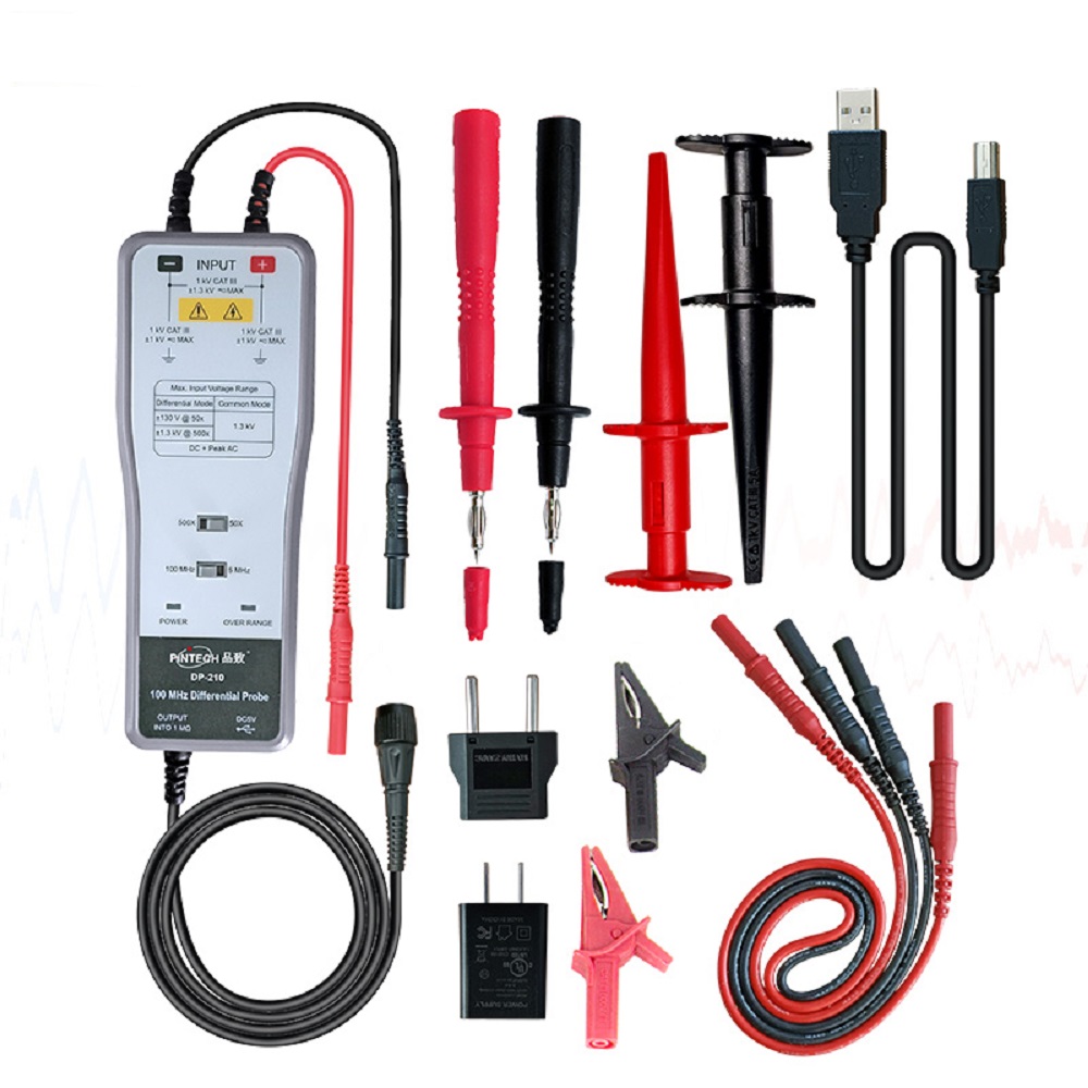PINTECH DP-210 Sonda differenz - High Voltage Differential Probe 100Mhz 1300V recensione e prezzo