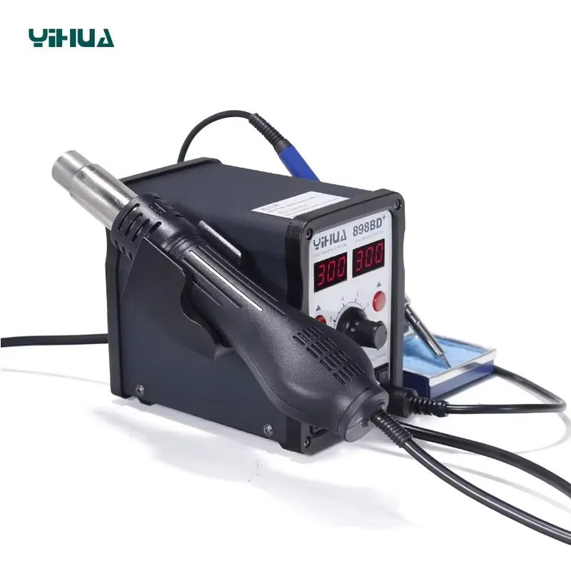 YIHUA 898BD+ 220V Stazione di  - Smd Rework Station Hot Air Soldering 2 In 1 recensione e prezzo